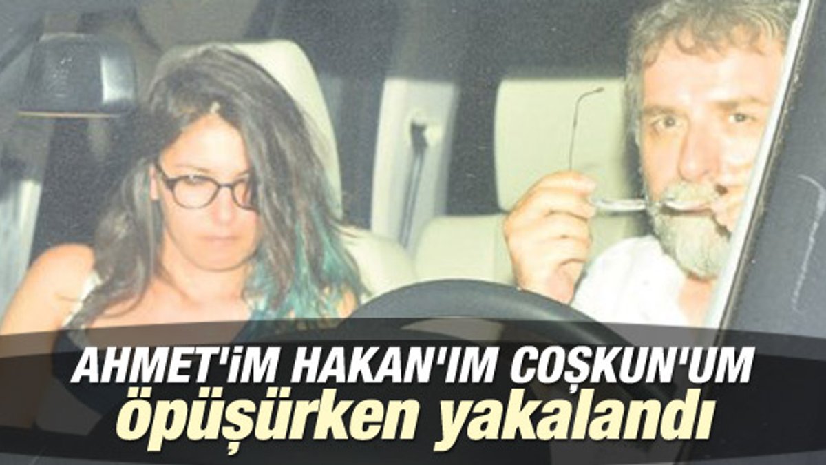 Ahmet Hakan sevgilisiyle kameralara yakalandı