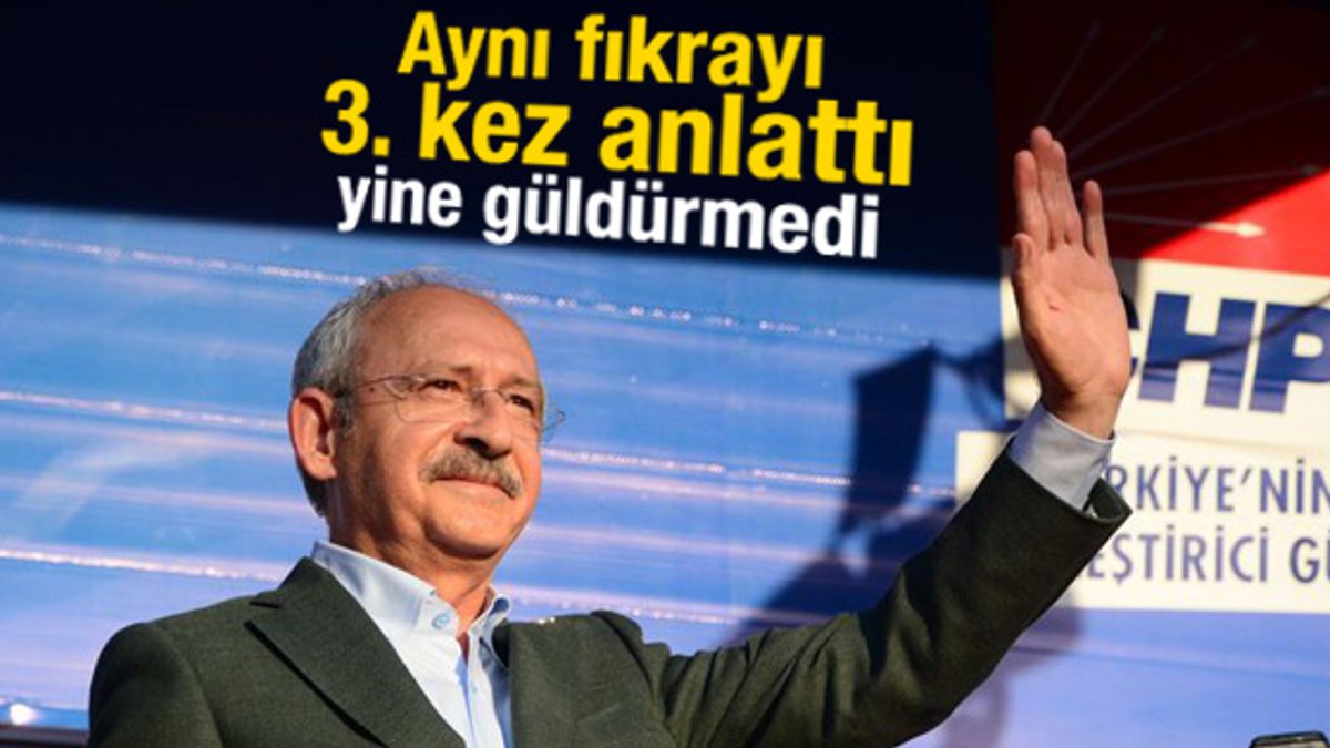 Kemal Kılıçdaroğlu Çorlu mitinginde fıkra anlattı İZLE