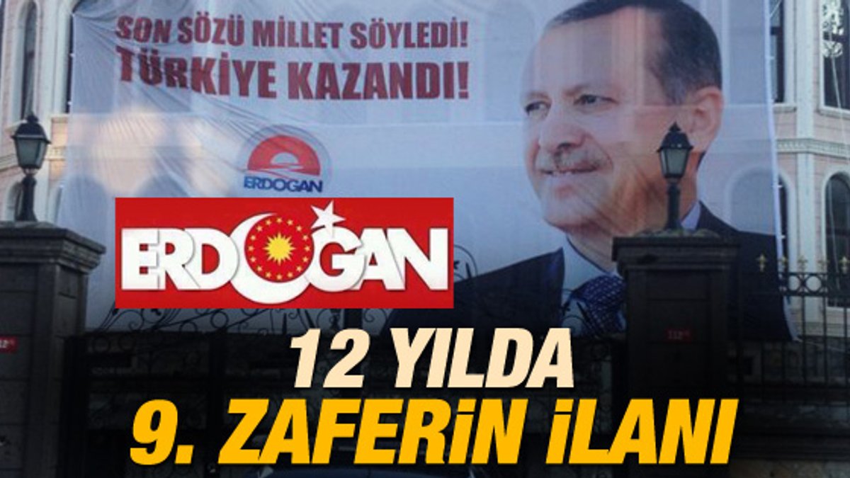 Erdoğan'ın Kısıklı'daki evinin önünde pankart açıldı