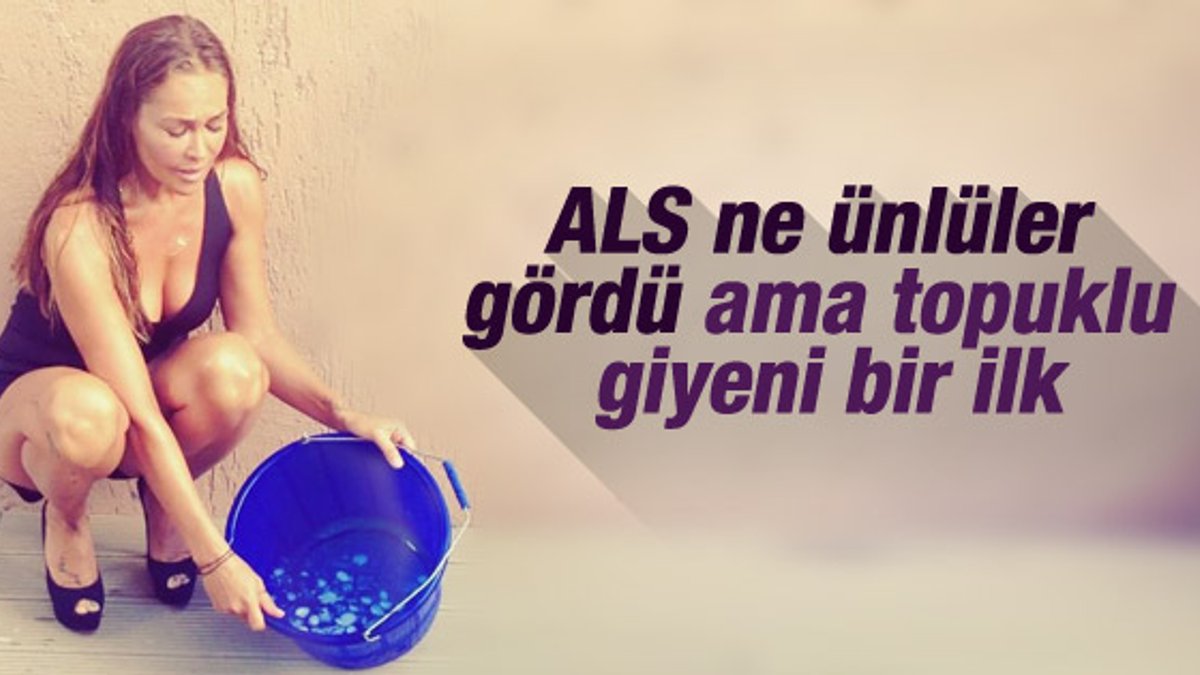 Hülya Avşar'dan ALS kampanyasına buzlu destek İZLE