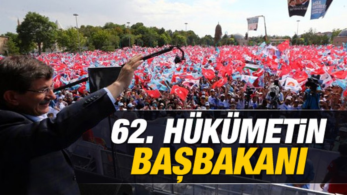 Erdoğan sonrası Başbakan Ahmet Davutoğlu