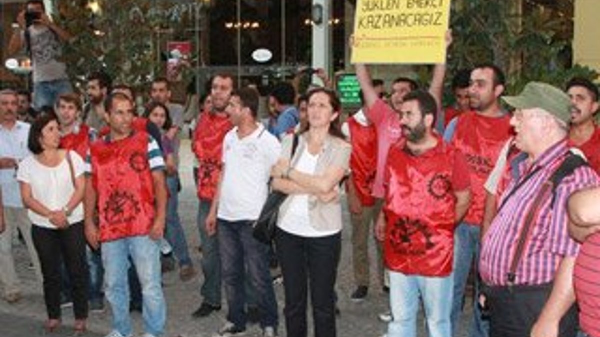 BEDAŞ'ta işten çıkarılan işçiler eylem yaptı