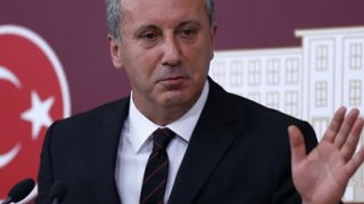 Muharrem İnce seçimlerde kullanacağı sloganı belirledi