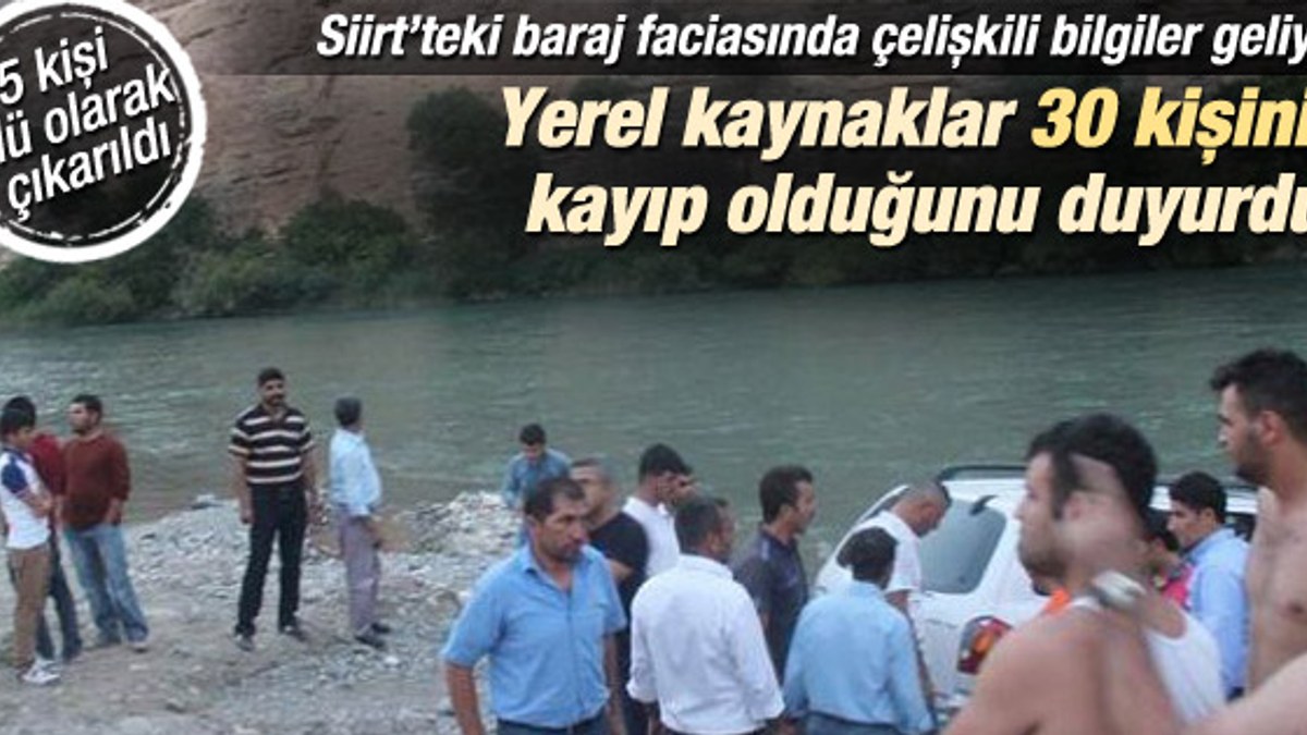 Siirt'te piknikçiler baraj suyuna kapıldı