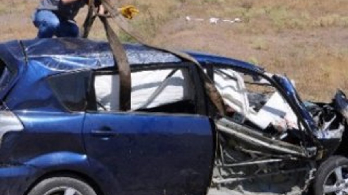 Yozgat'ta bir otomobil şarampole yuvarlandı: 4 ölü