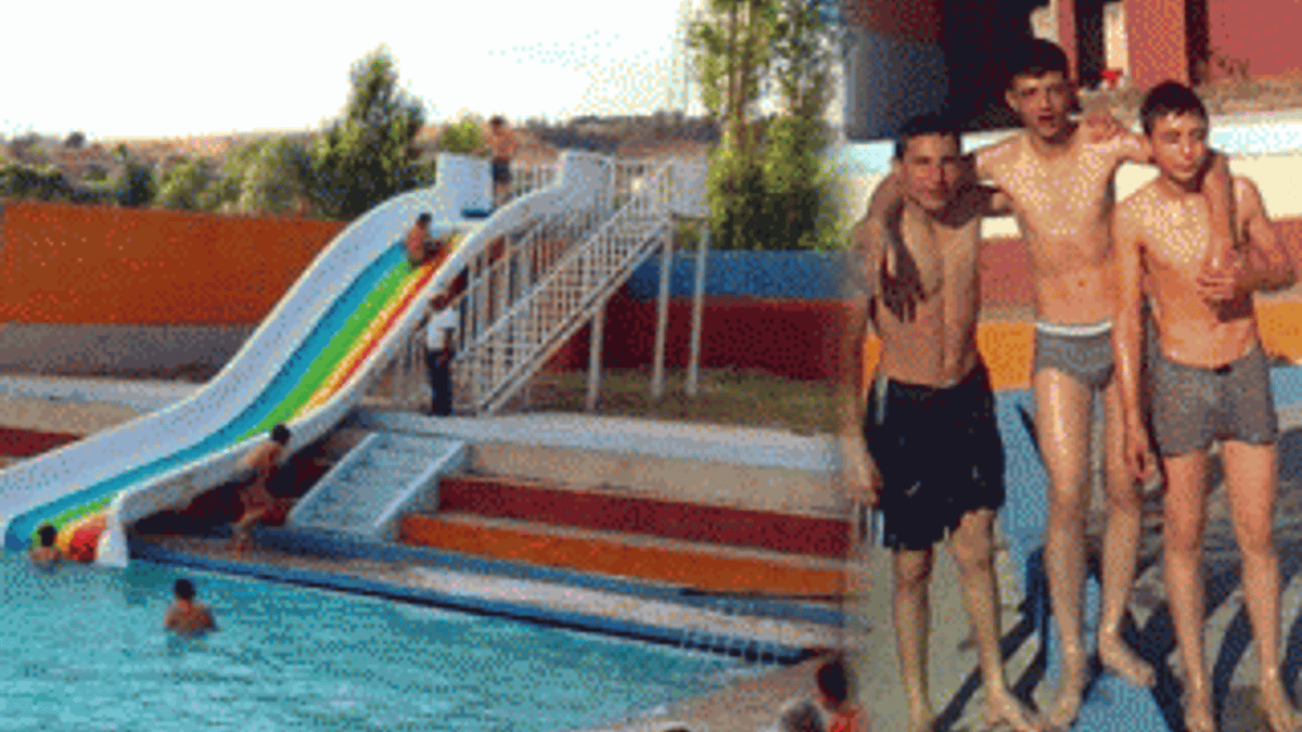 Yozgat'ta erkekler havuzu açıldı