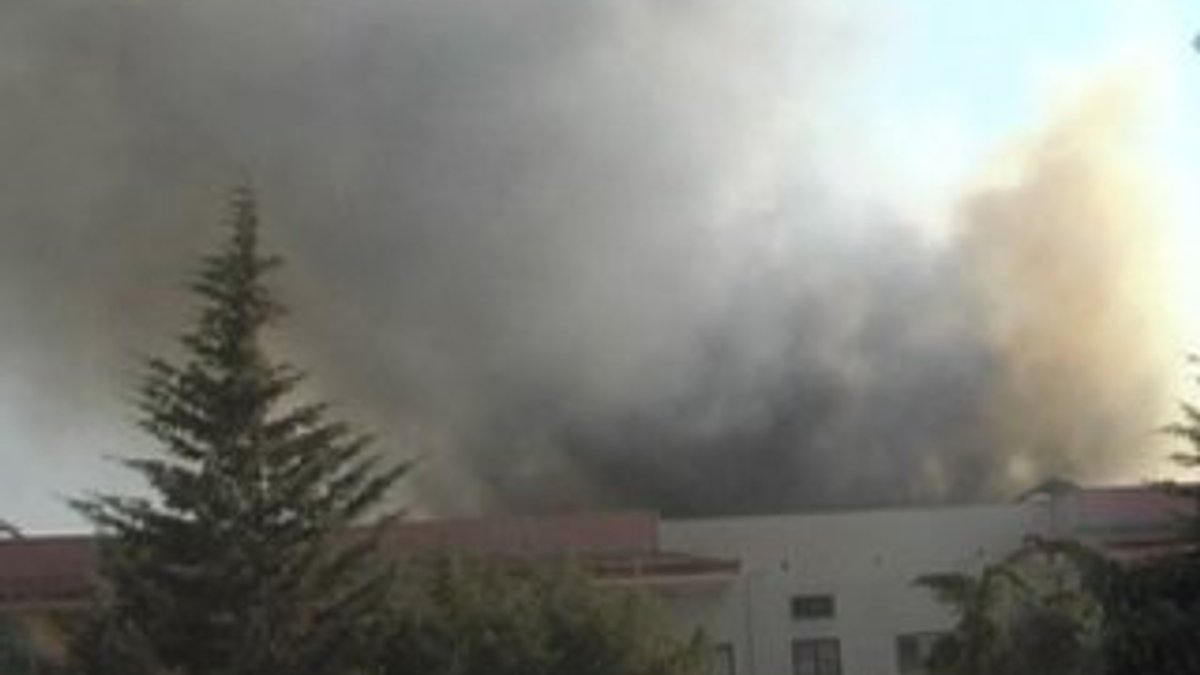 Kilis Devlet Hastanesi'nde yangın paniği