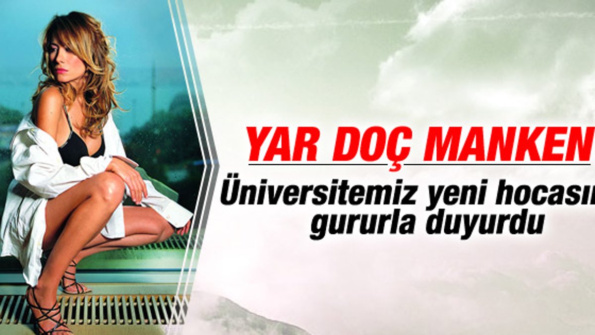 Manken Ebru Güzel Okan Üniversitesi'nde hoca oldu