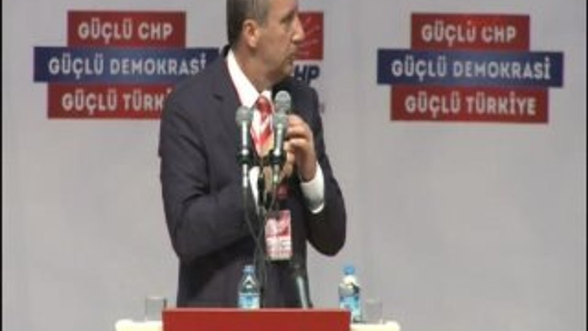 Divan Başkanı'ndan Muharrem İnce'ye uyarı İZLE