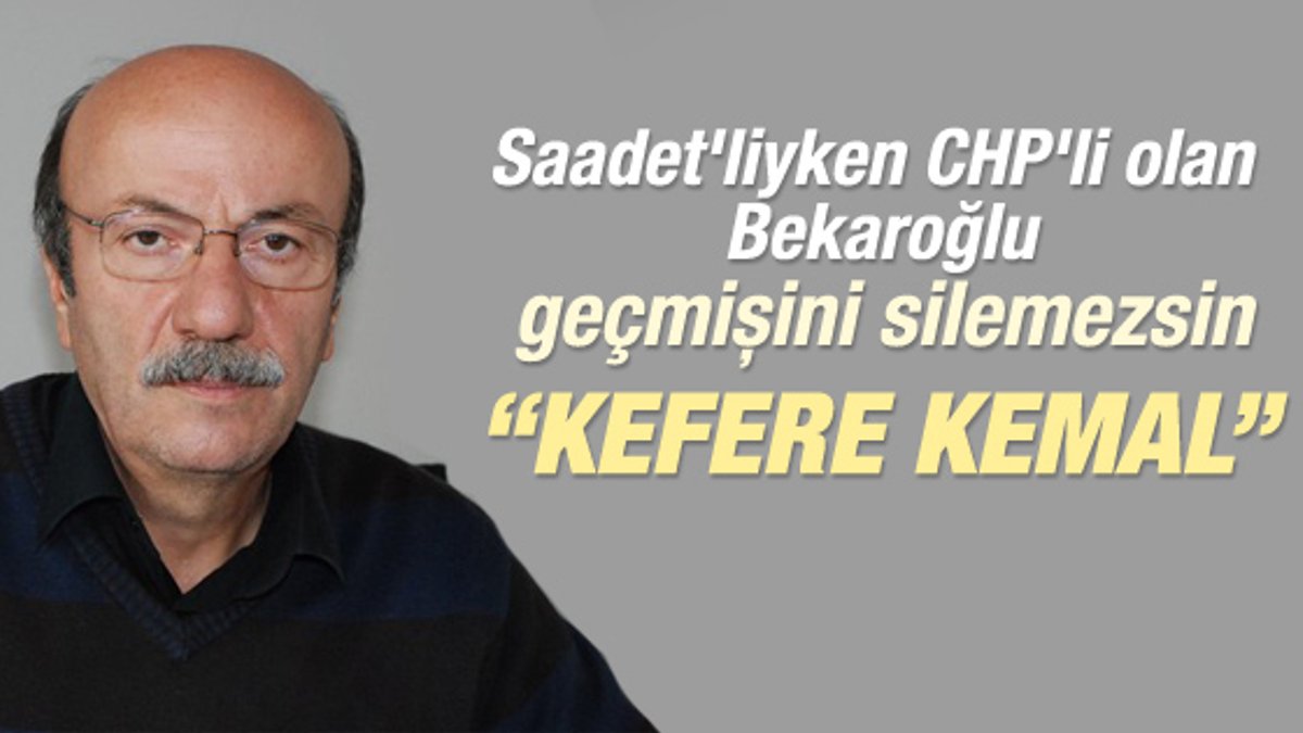 Bekaroğlu'nun 21 yıl önceki tartışmalı yazısı