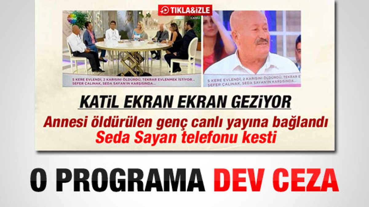 RTÜK'ten Seda Sayan'a para cezası