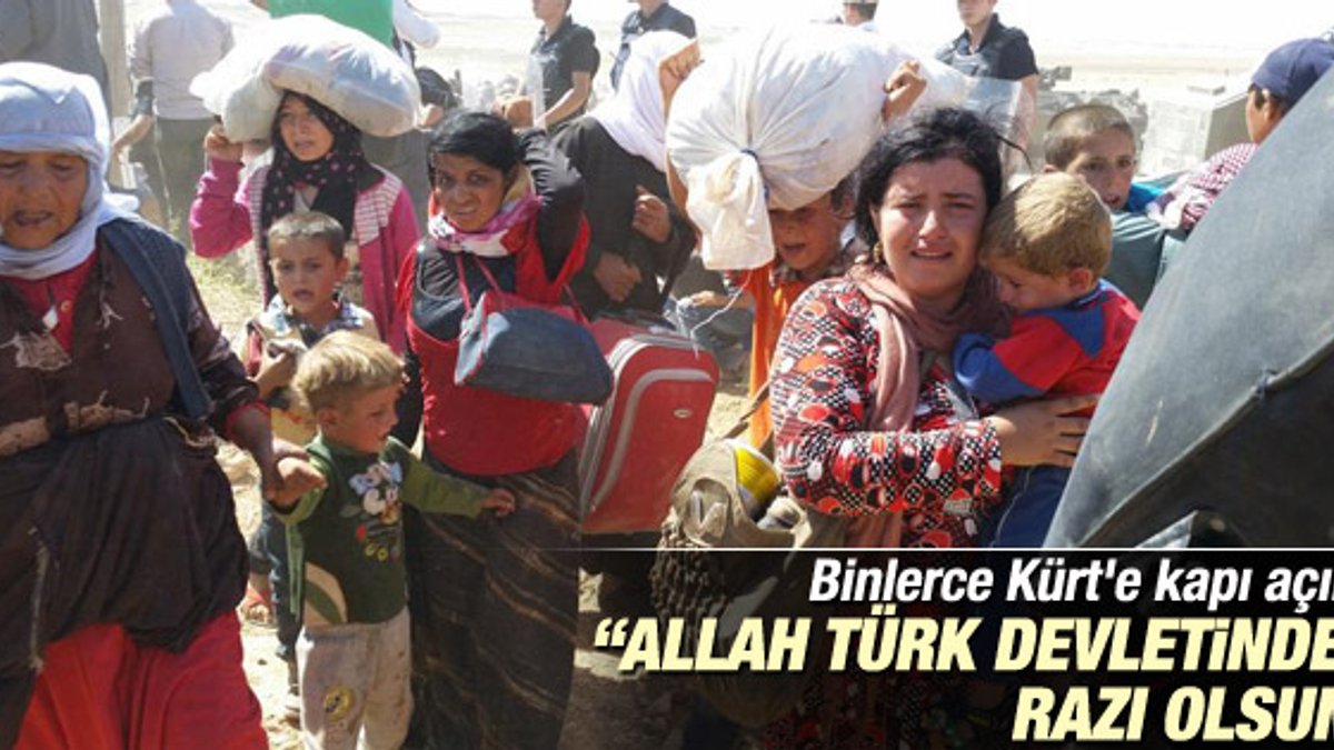 IŞİD'den kaçan Suriyeli Kürtler: Teşekkürler Türkiye İZLE