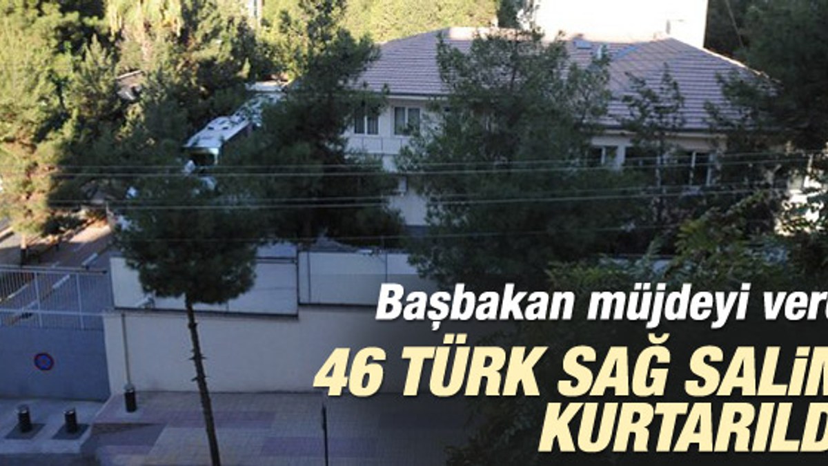 Davutoğlu: 46 rehine özgürlüğüne kavuştu