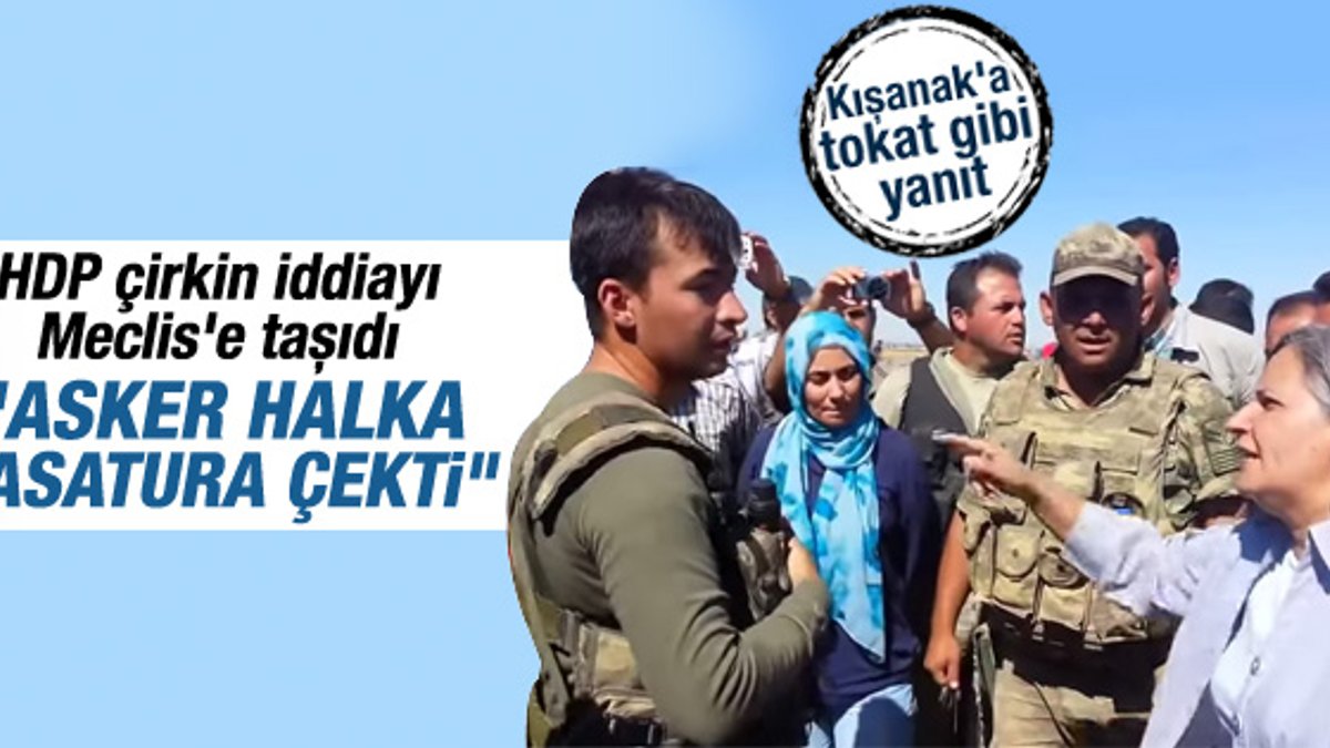HDP'nin asker Suruç'ta kasatura çekti iddiası
