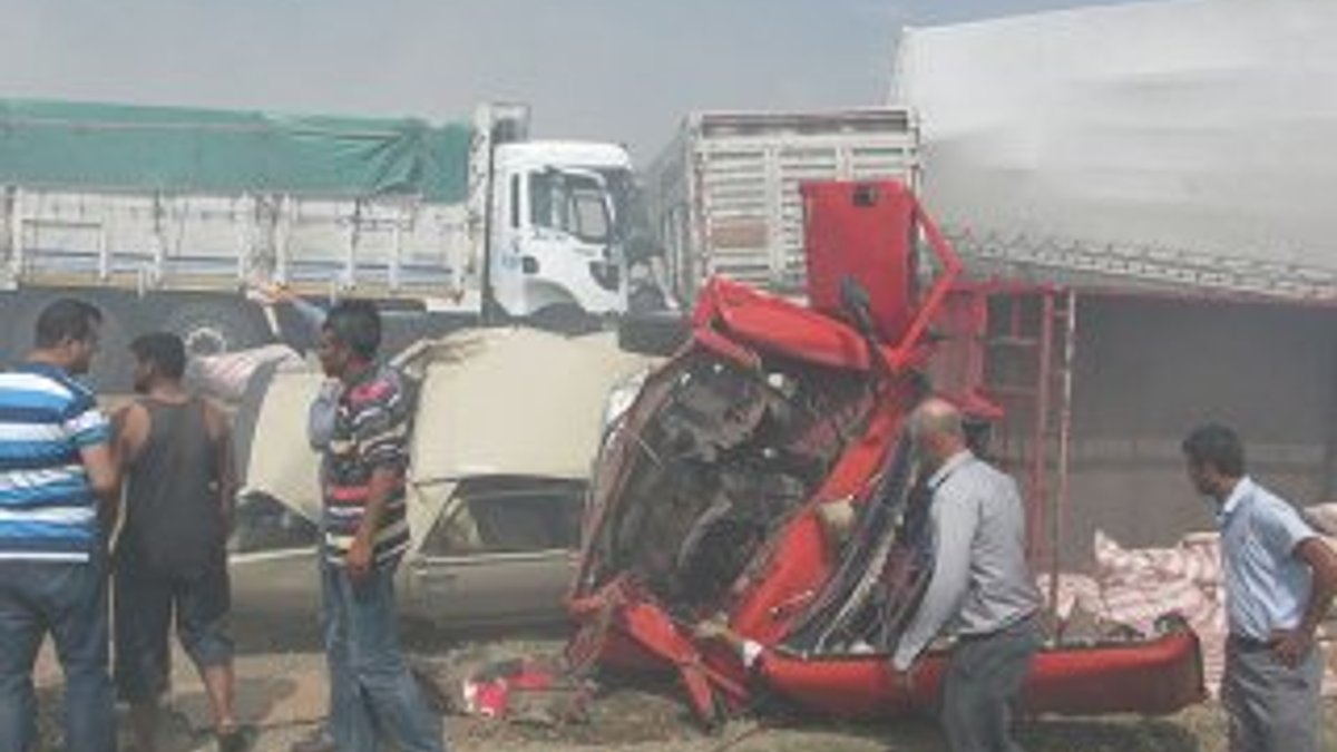 Adana'da zincirleme trafik kazası: 2 ölü