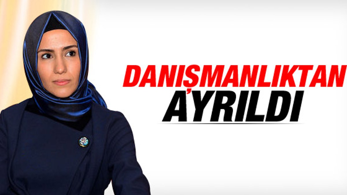 Sümeyye Erdoğan AK Parti'deki görevini bıraktı
