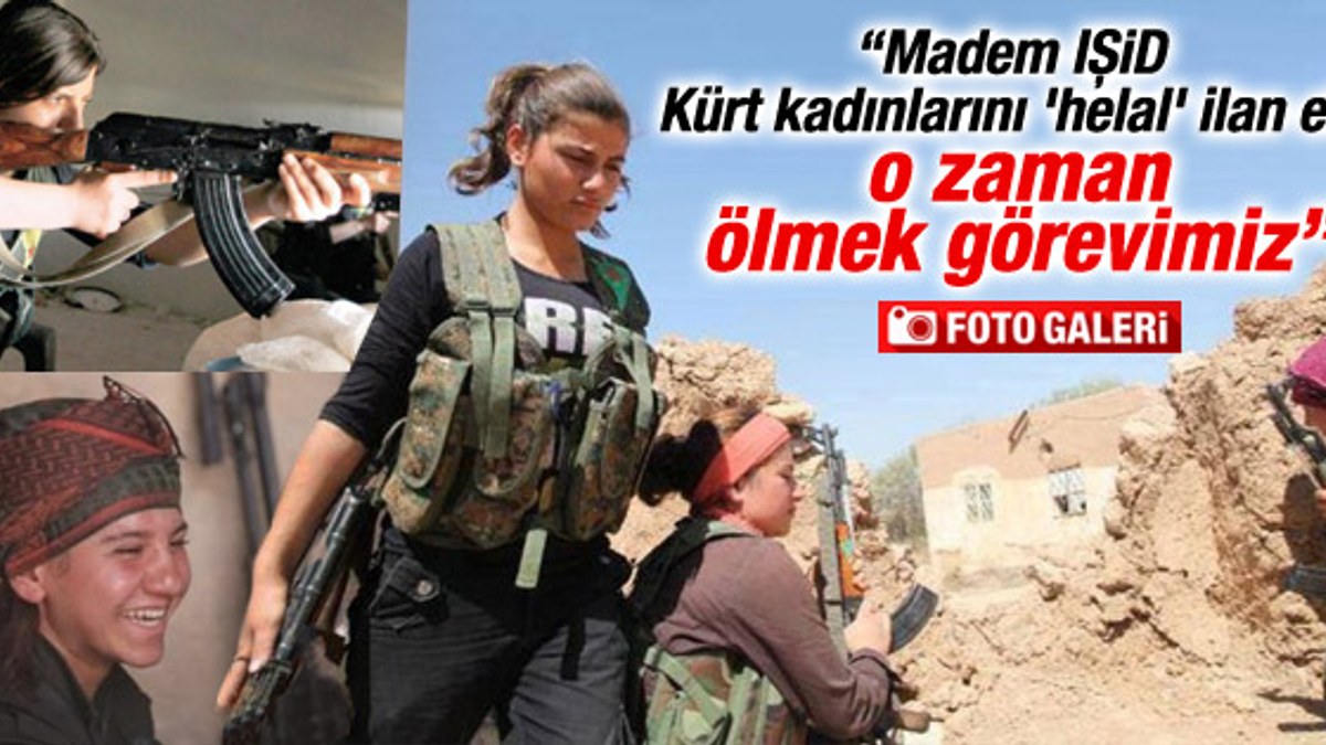 Kobani'de IŞİD'e karşı kadınlar da savaşıyor