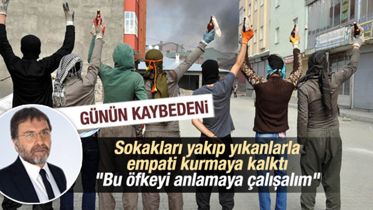 Ahmet Hakan'a göre yakıp yıkanları anlamaya çalışmalıyız