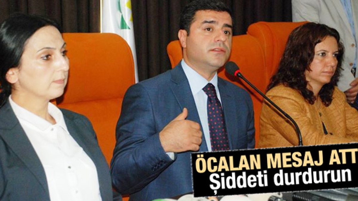 Kobani olayları üzerine Öcalan'la mesaj trafiği