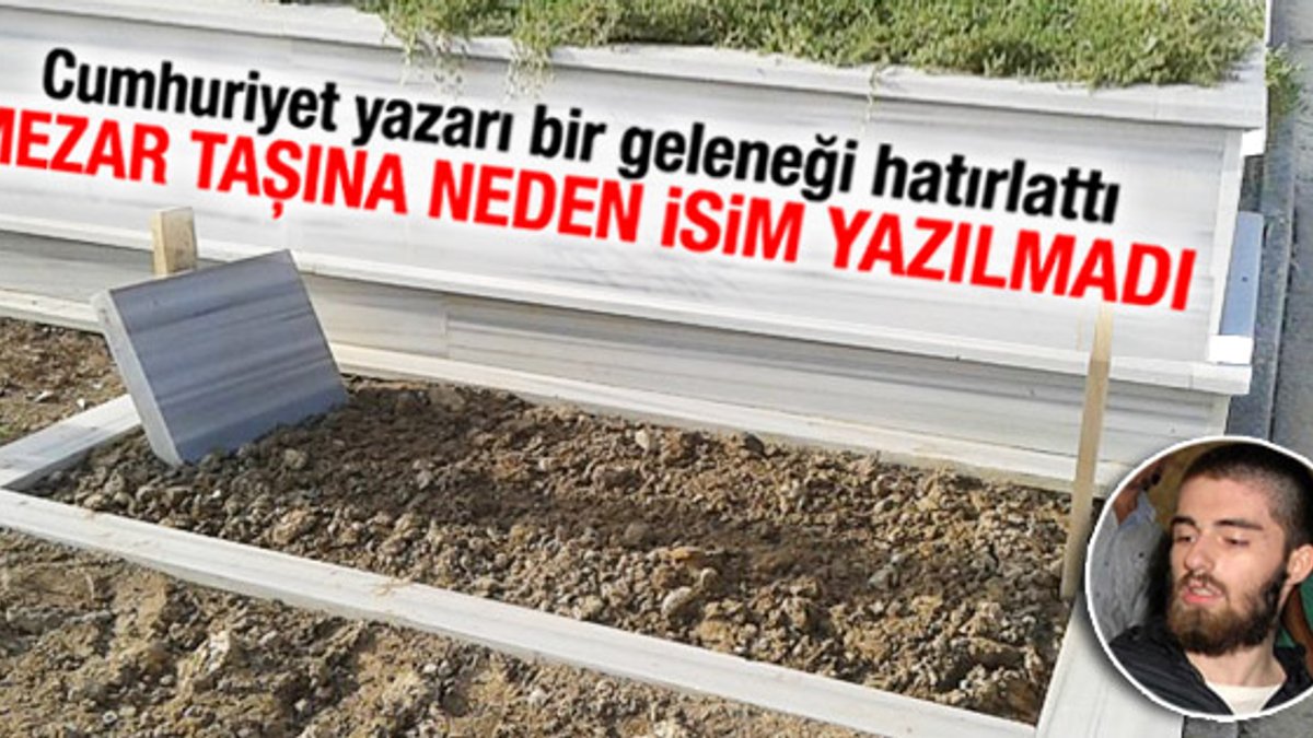Cem Garipoğlu'nun mezarına adı neden yazılmadı