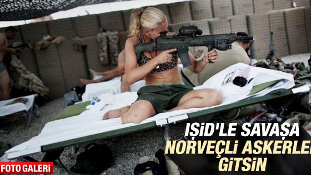Norveç'te kadınlar da askerlik yapacak İZLE