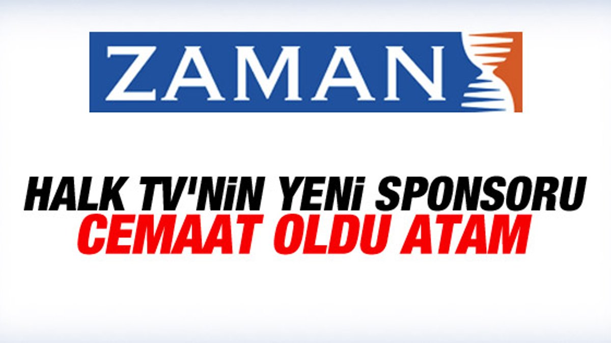 Zaman gazetesi Halk TV'ye reklam verdi