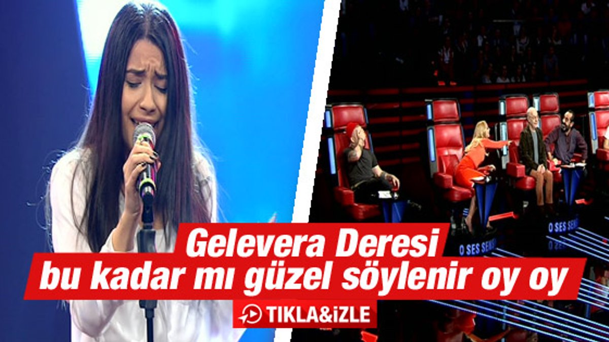 O Ses Türkiye'de Berfin Gelevera Deresi'yla coşturdu