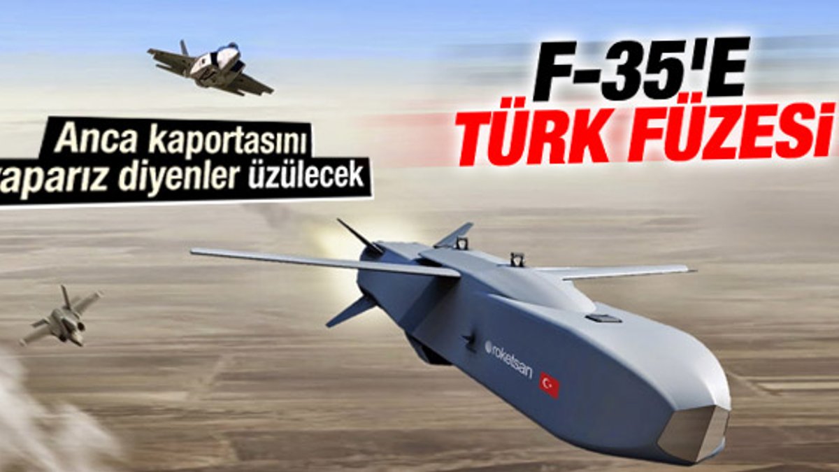 F-35 Türk füzesi SOM'la vuracak İZLE
