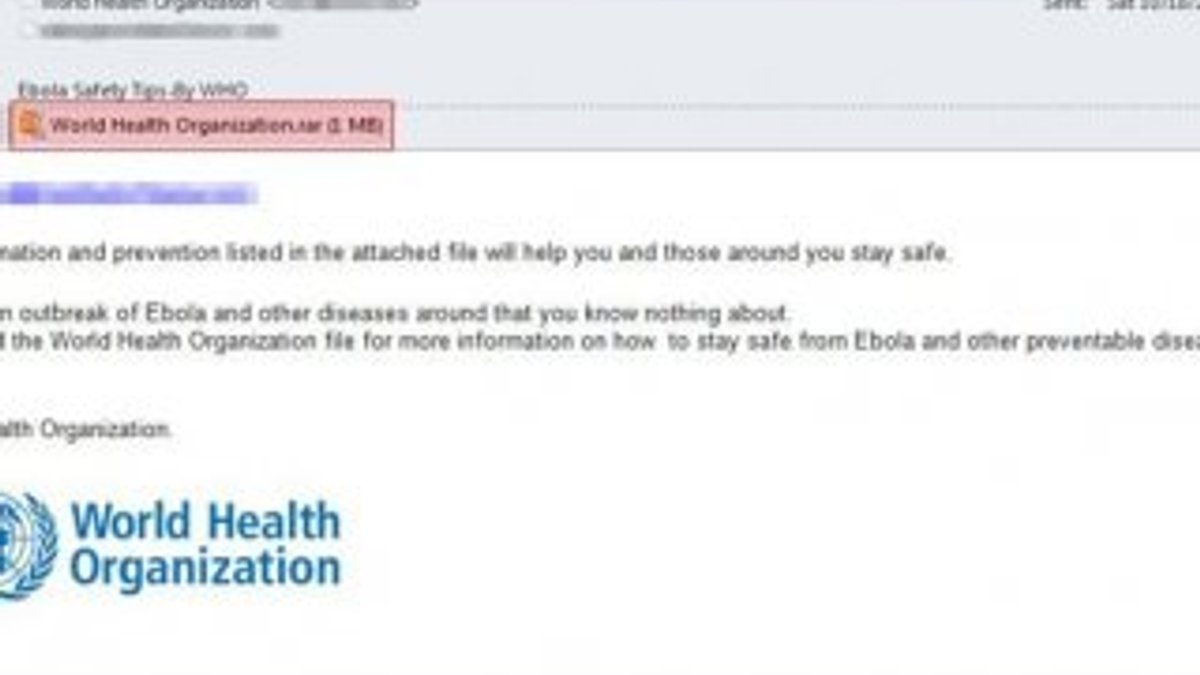 Sanal Ebola'ya dikkat