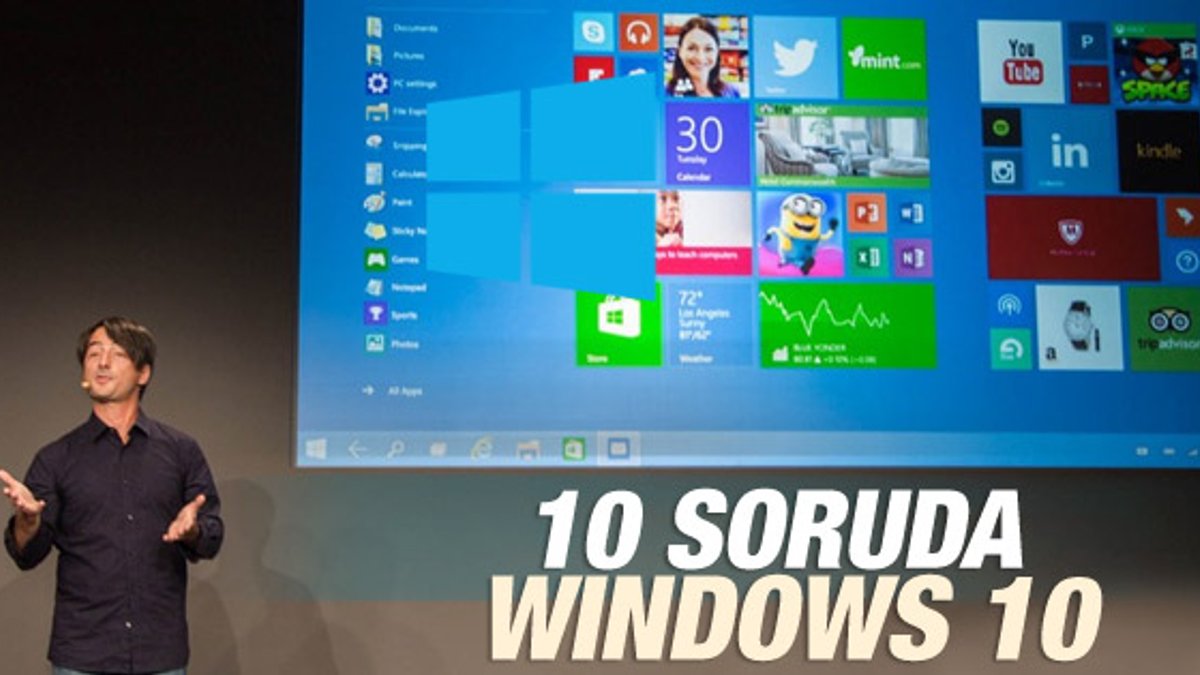 10 soruda Windows 10'u tanıyın