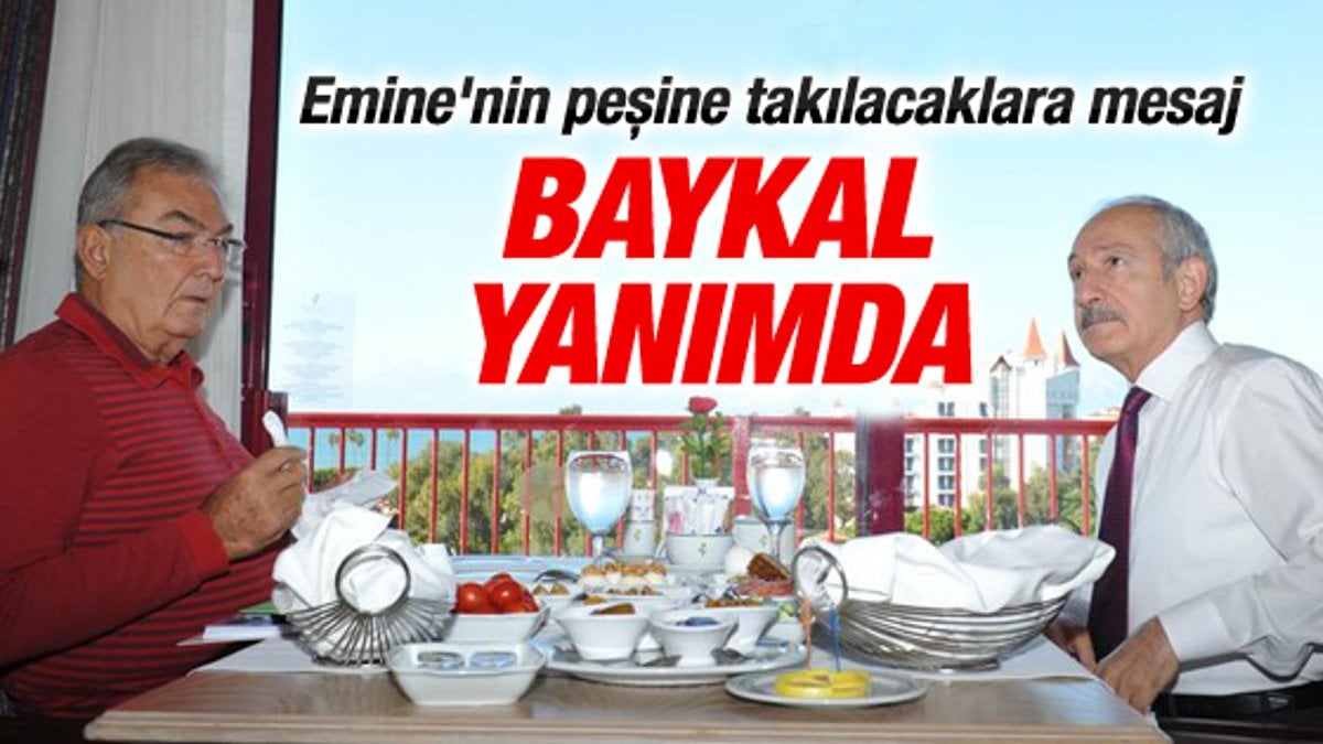 CHP Lideri Kılıçdaroğlu Baykal'la kahvaltıda buluştu
