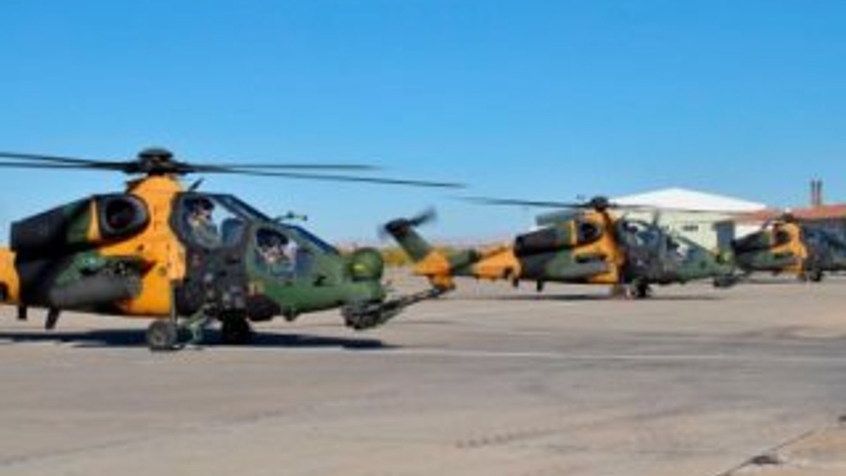 5 ATAK helikopteri Malatya'ya konuşlandı