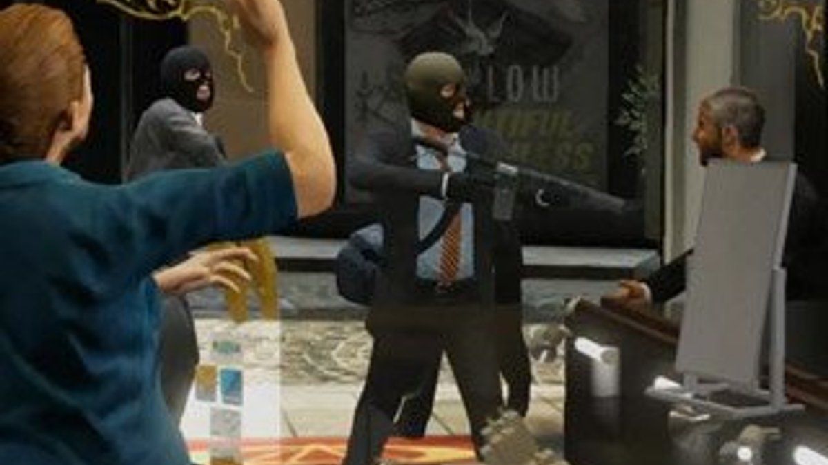 GTA 5'in satış kuyruğunda silahlı soygun