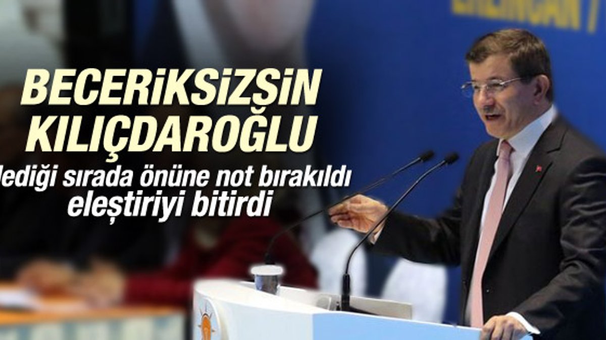 Davutoğlu'ndan Kılıçdaroğlu'na taziye mesajı İZLE