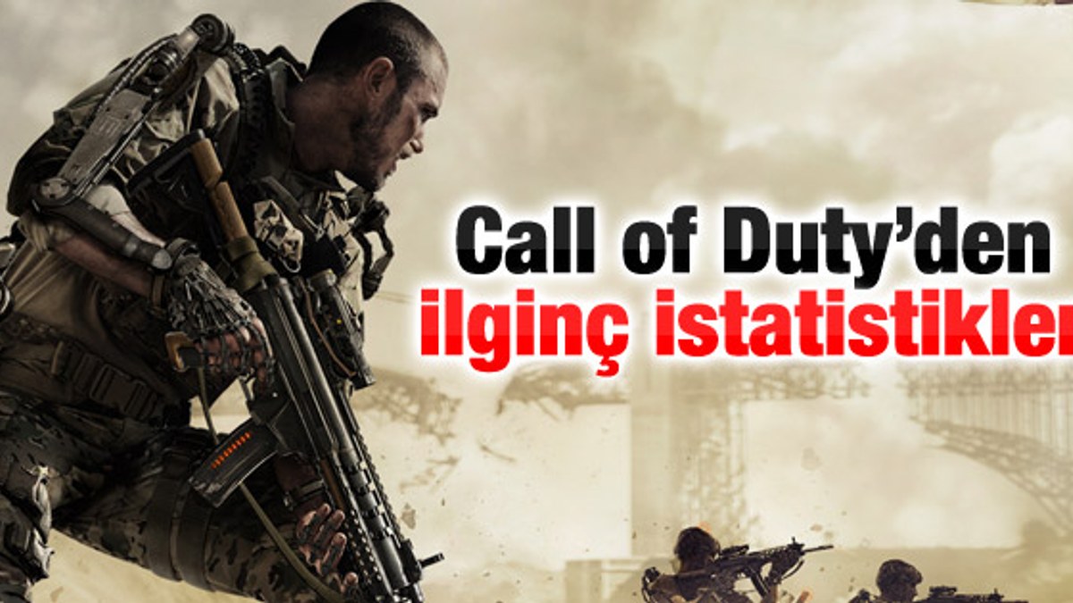Call of Duty'den ilginç istatistikler