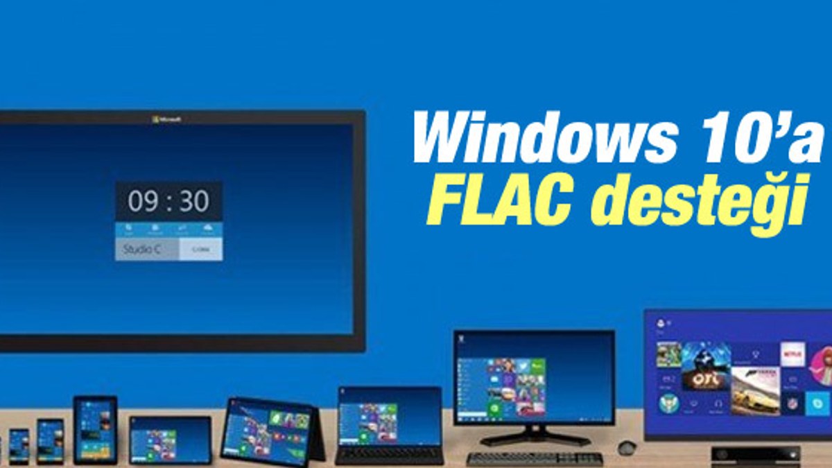 Windows 10'a FLAC desteği