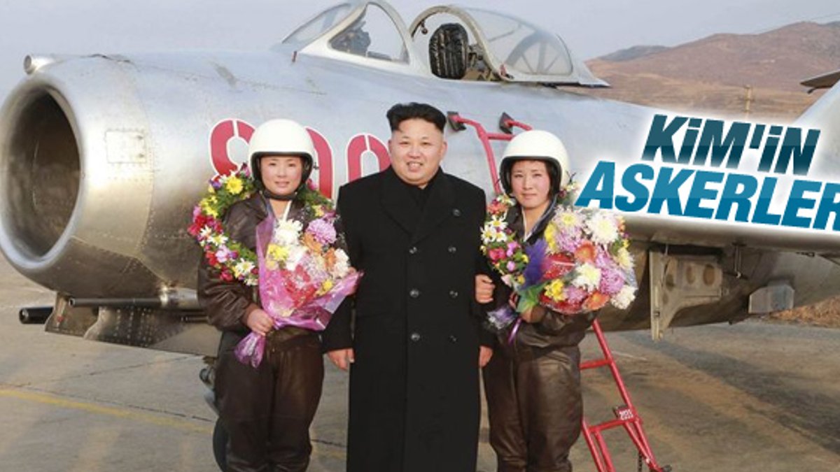 Kim Jong-un'dan kadın pilotlarla hatıra fotoğrafı