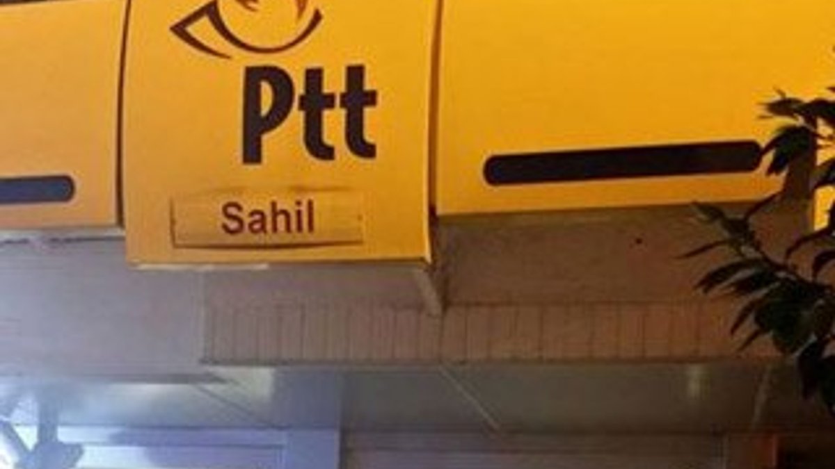 Antalya'da PTT şubesi soyuldu