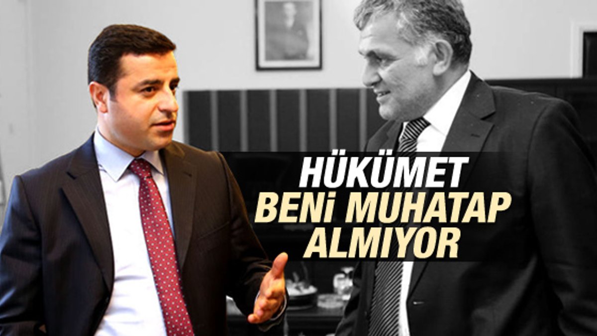 Demirtaş: Hükümet bizden habersiz HDP'lilerle görüştü