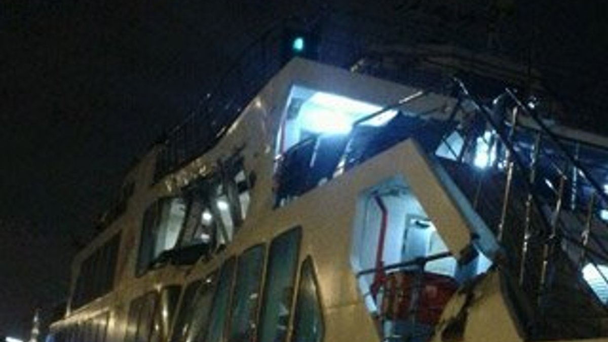 İstanbul Boğazı'nda vapur kazası