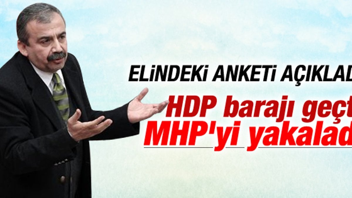 Sırrı Süreyya Önder seçim anketlerini açıkladı İZLE