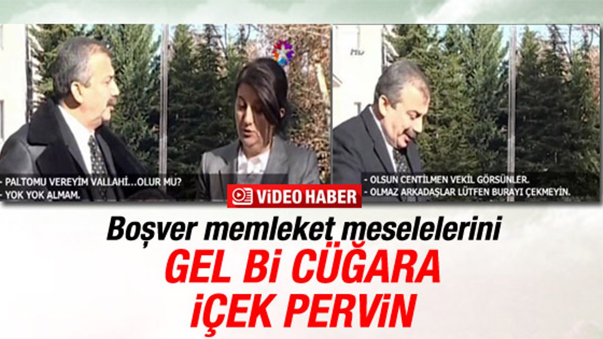 Sırrı Süreyya Önder, Pervin Buldan'a paltosunu uzattı