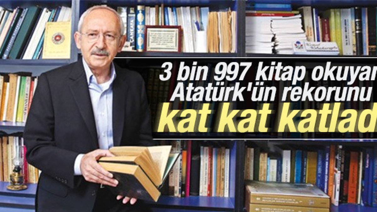 Kılıçdaroğlu'nun 10 bin kitabı var