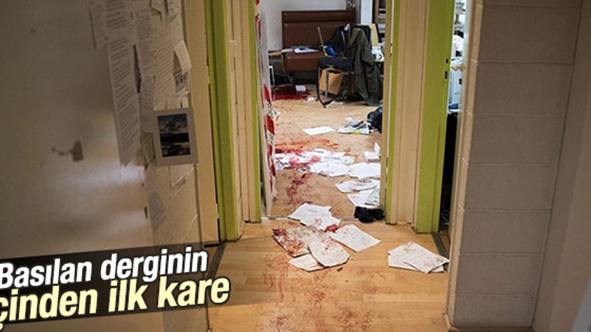 Saldırıdan sonra Charlie Hebdo dergisinden ilk fotoğraf
