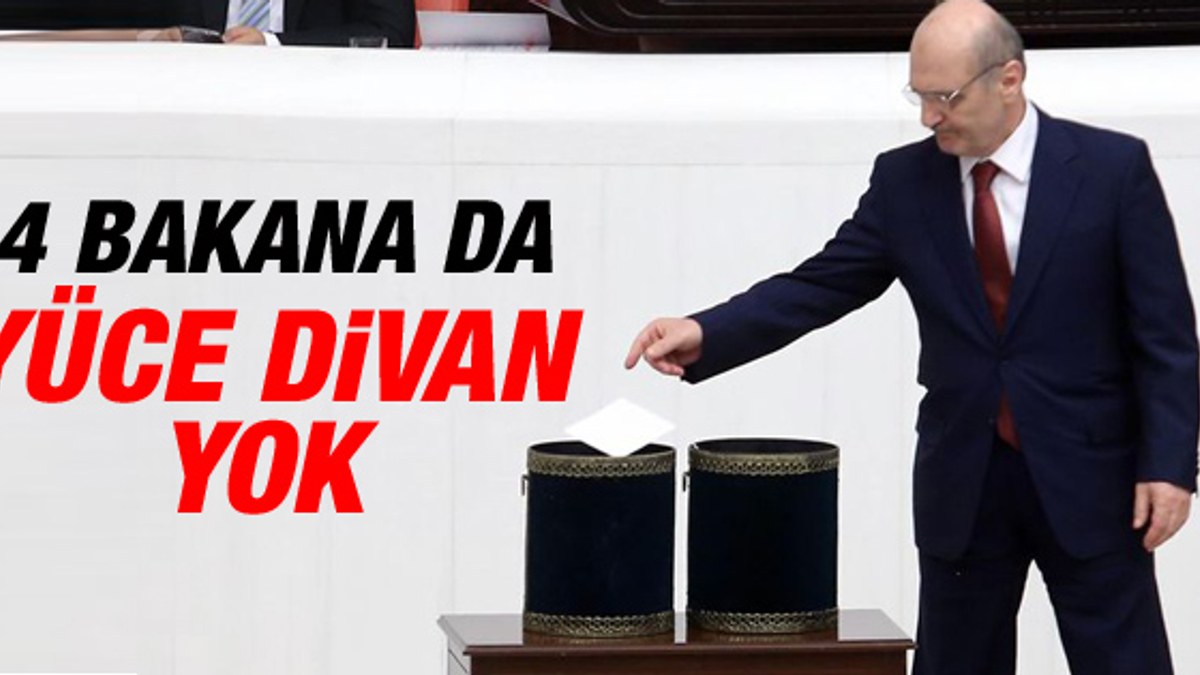 Erdoğan Bayraktar Yüce Divan'a gitmeyecek
