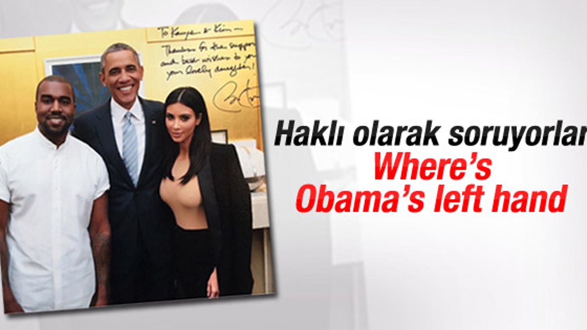 Obama ile Kardashian'ın fotosu tartışma yarattı