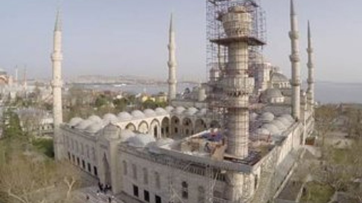 Sultanahmet Camisi'nin minaresi restore edilecek