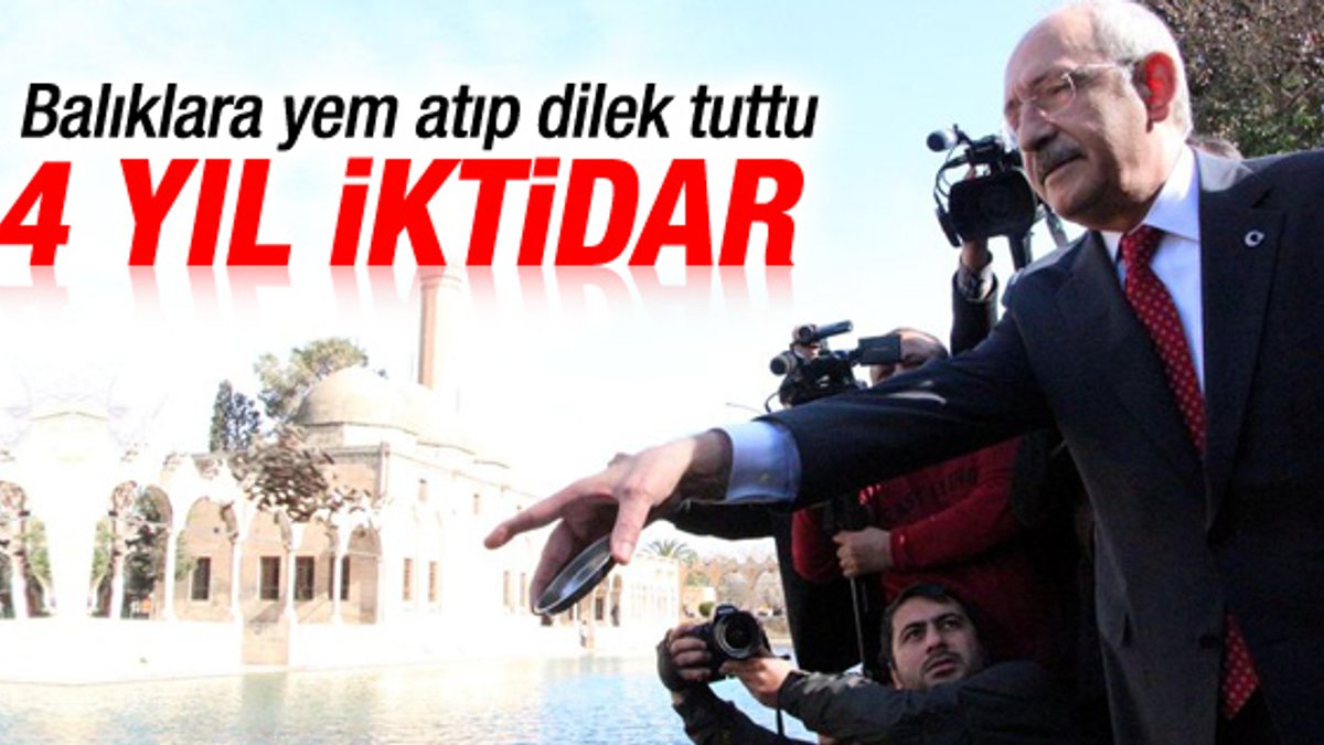 Kılıçdaroğlu Balıklı Göl'de iktidar olmayı diledi