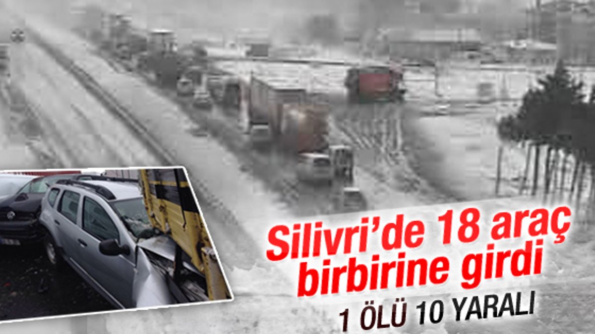 İstanbul TEM'de zincirleme kaza