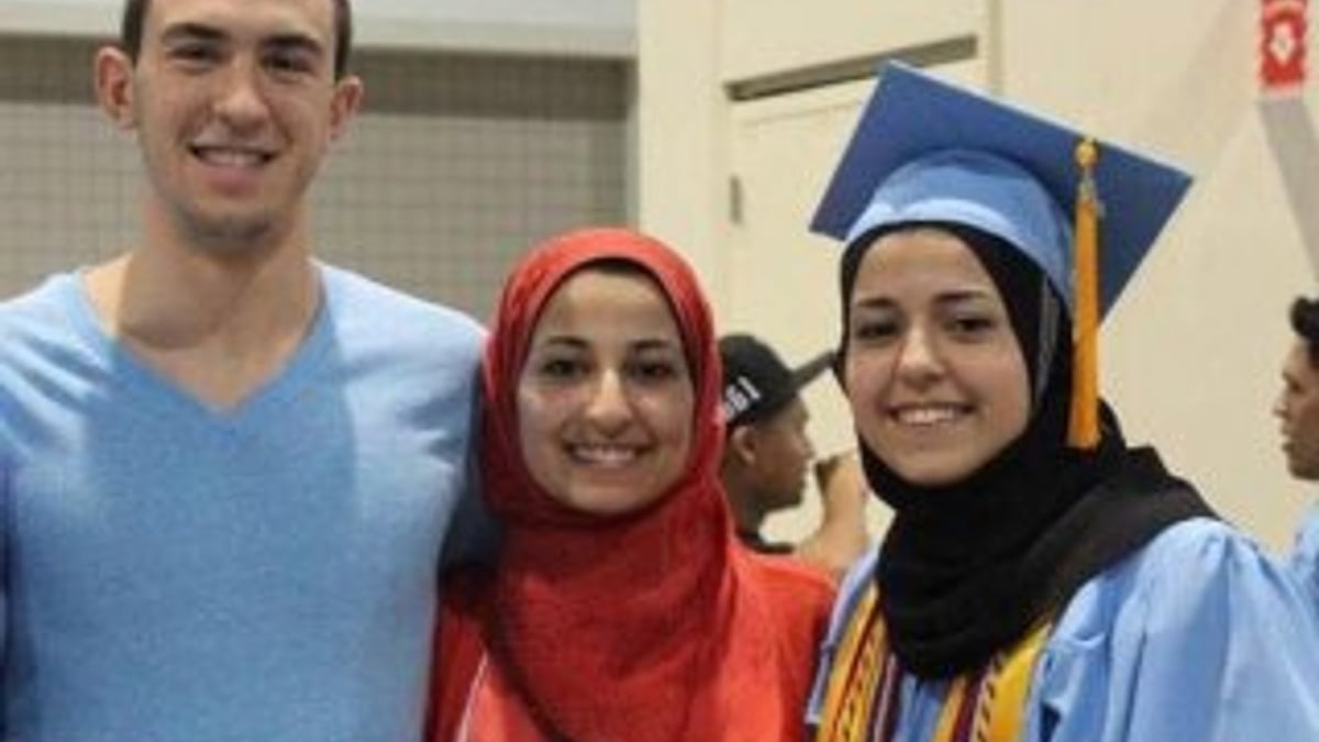 ABD'de öldürülen 3 Müslüman genç için anma töreni